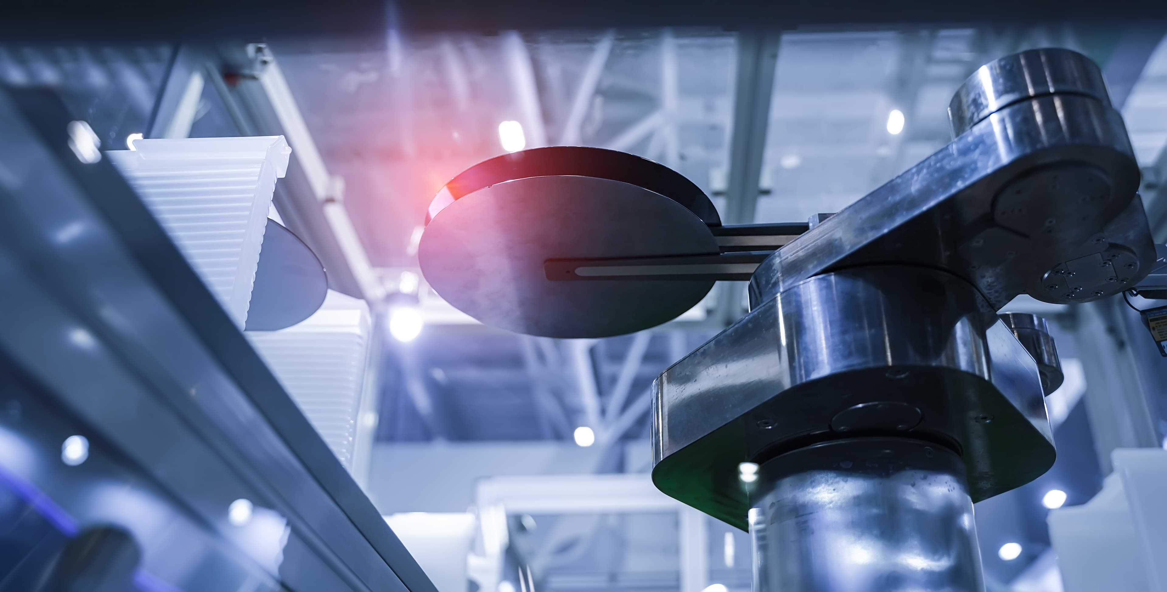 Semiconductor processing equipment in a manufacturing facility